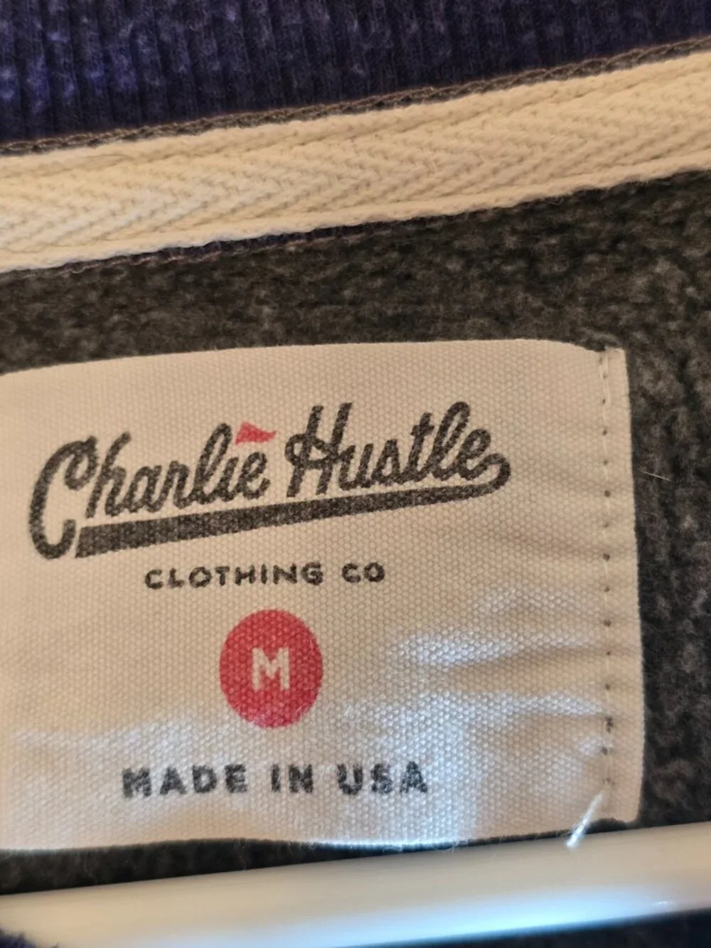 Charlie Hustle BLVD Boulevard Brewing Company Long Sleeve Shirt Mens Medium KC